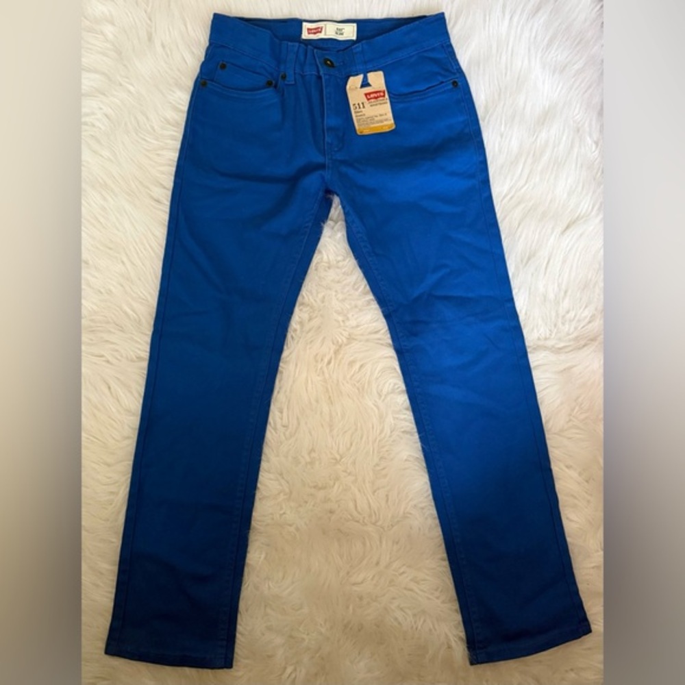 Levi's Boys Vibrant Blue Slim Jeans